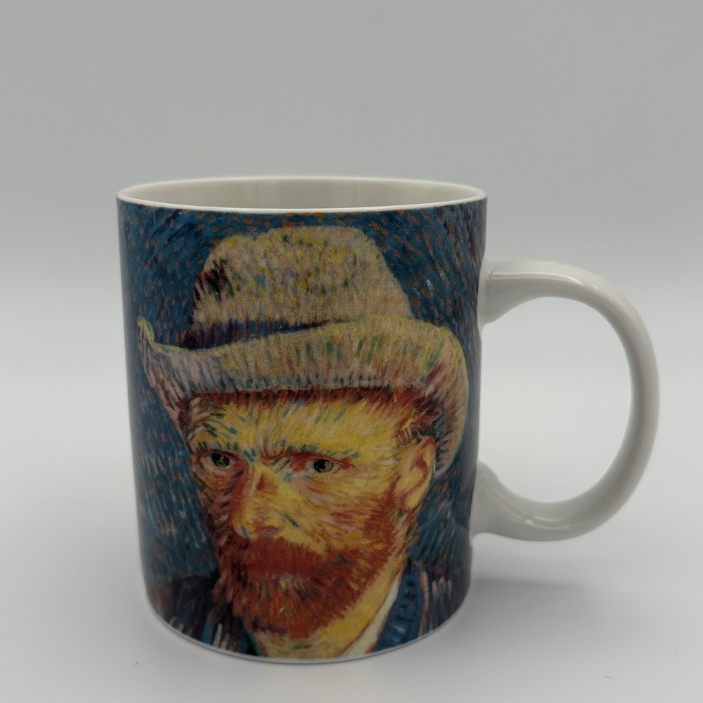 Vincent Van Gogh Ceramic Mug - Self Portrait with Grey Hat